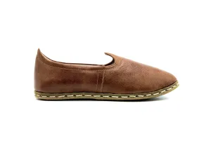 Tan Leather Loafers Men