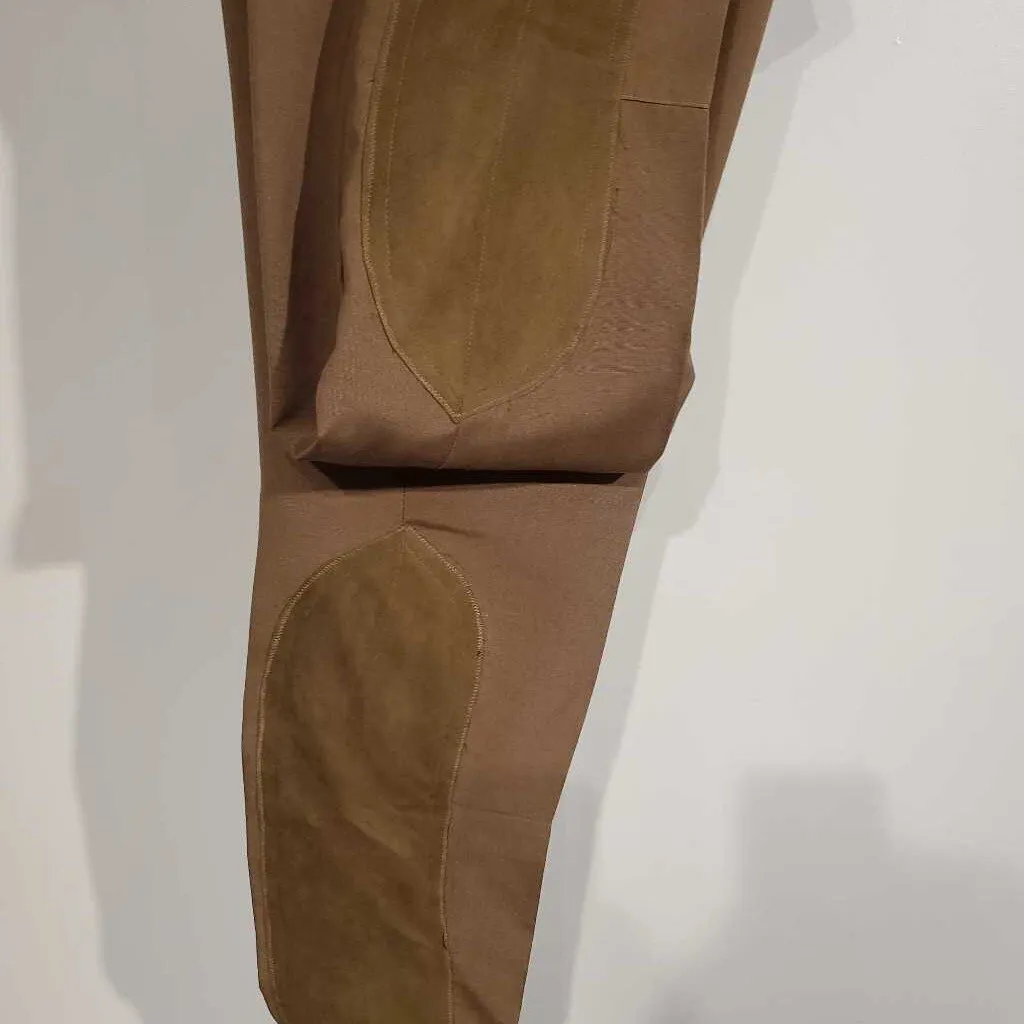 Tan Pleasure Jods with Suede(27W, 32INS)