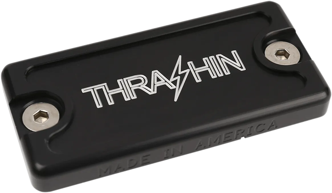 Thrashin Supply Company TSC-3105-4 Rear Brake Master Cylinder Cover - Black