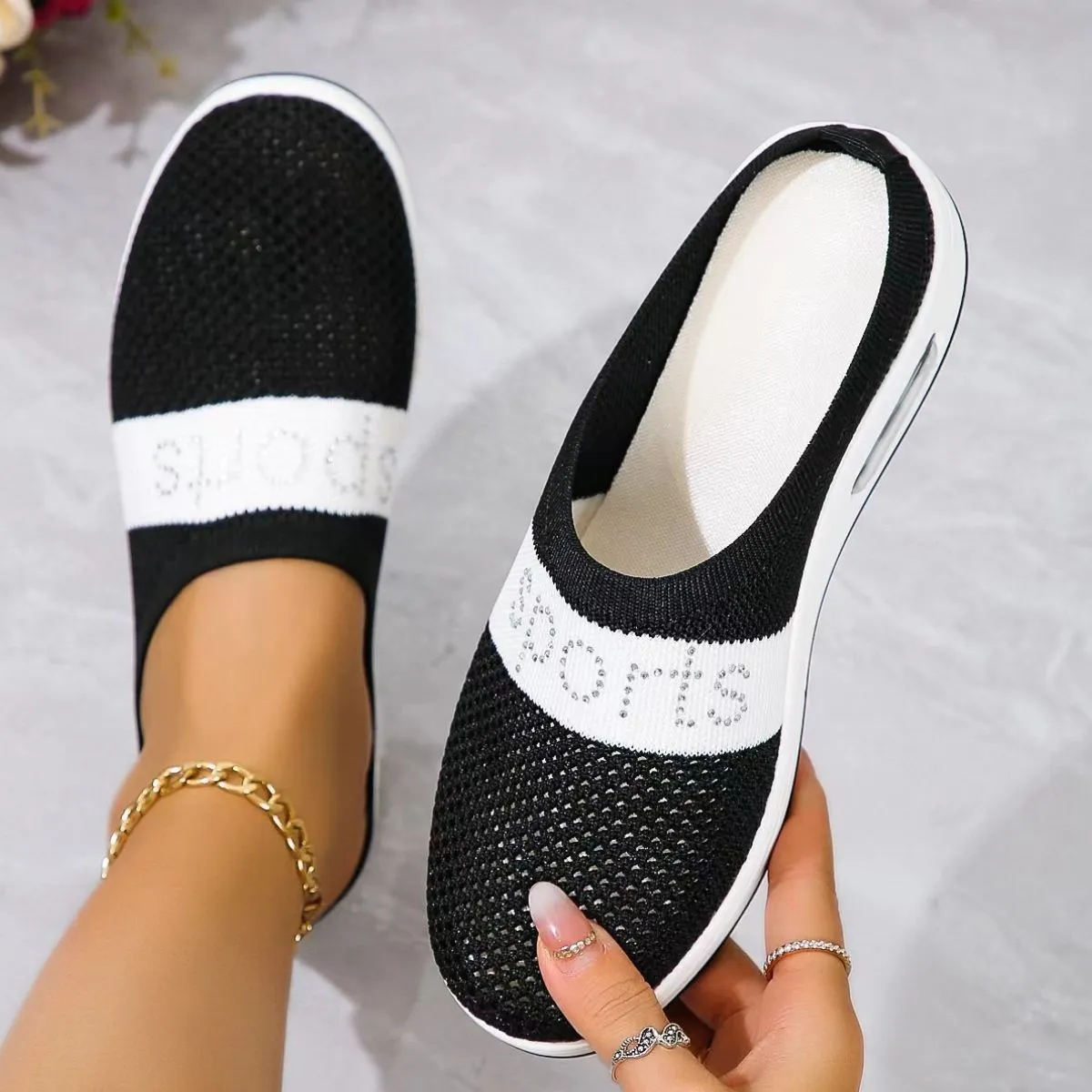 Tinsley Breathable Mesh Slides