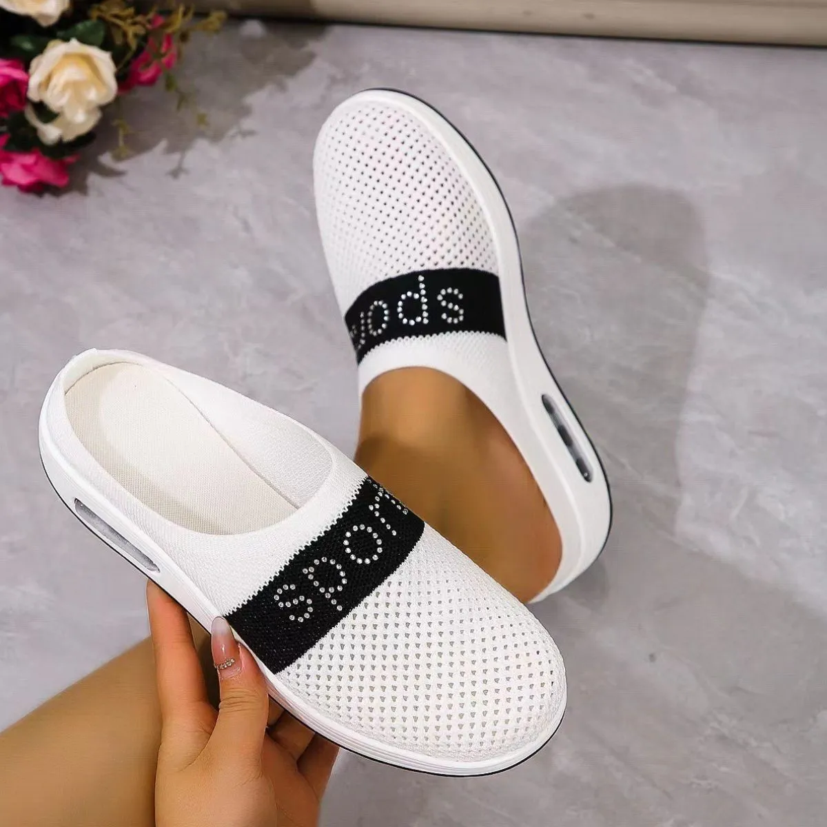 Tinsley Breathable Mesh Slides