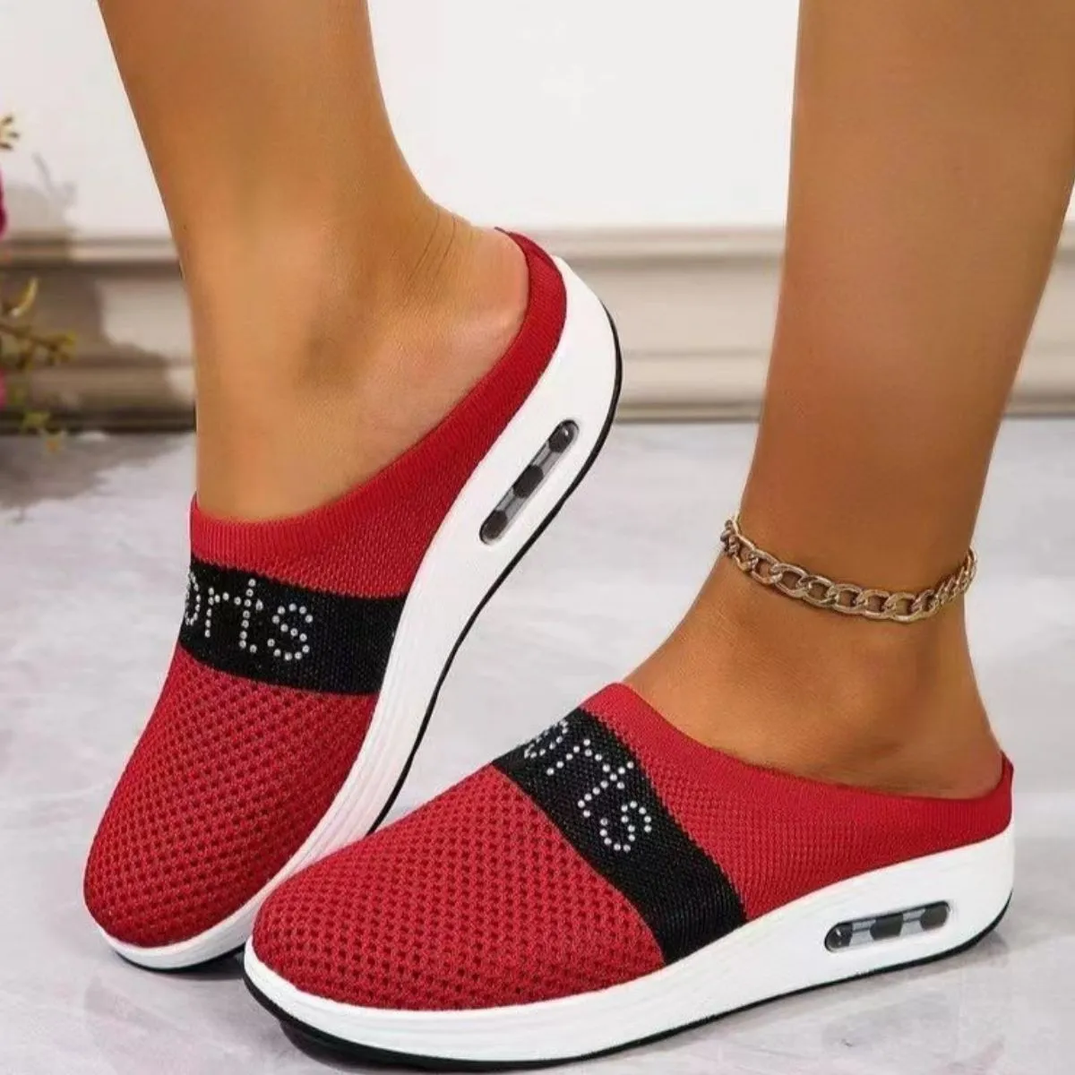 Tinsley Breathable Mesh Slides
