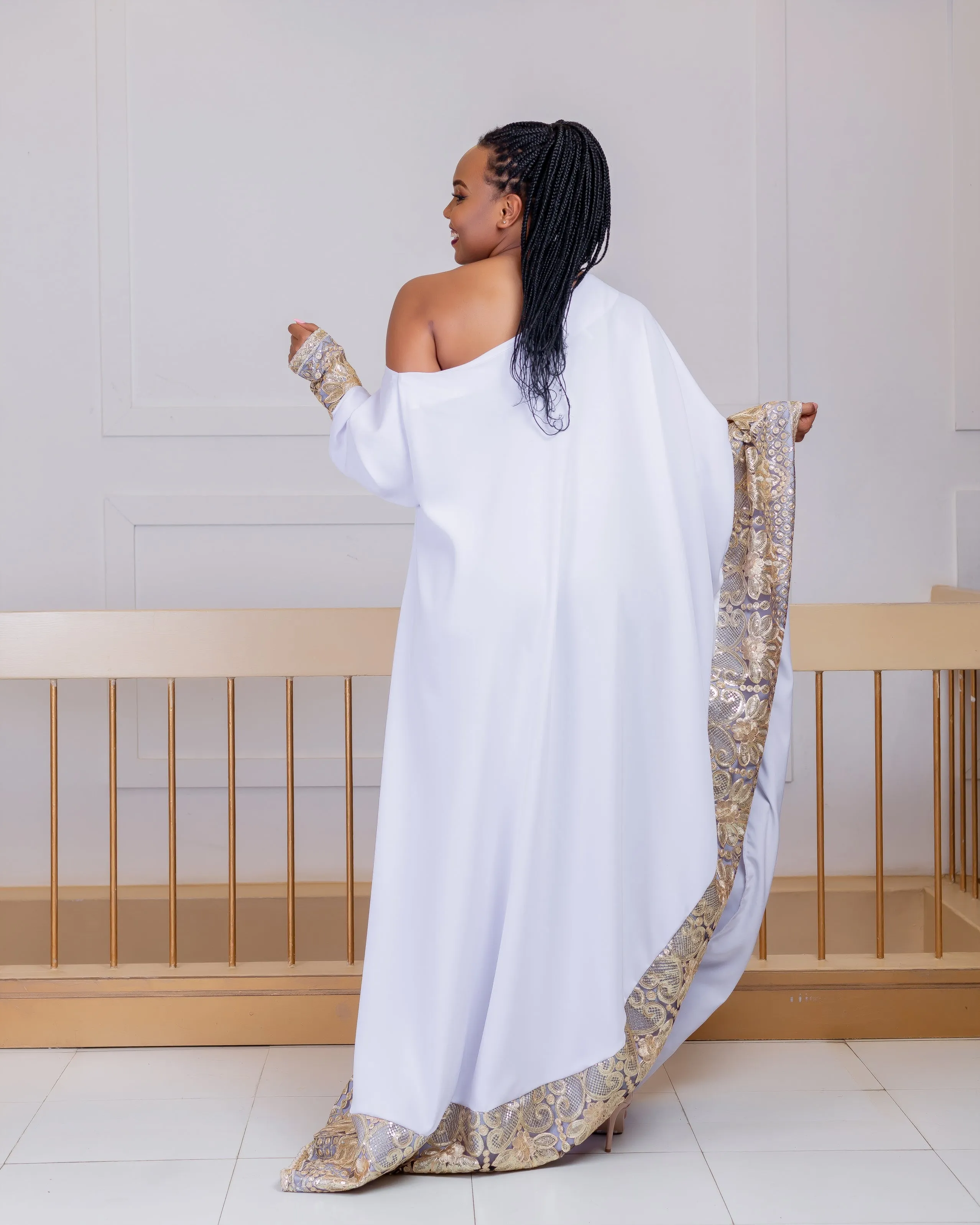 Titimet Arabic Dress - White