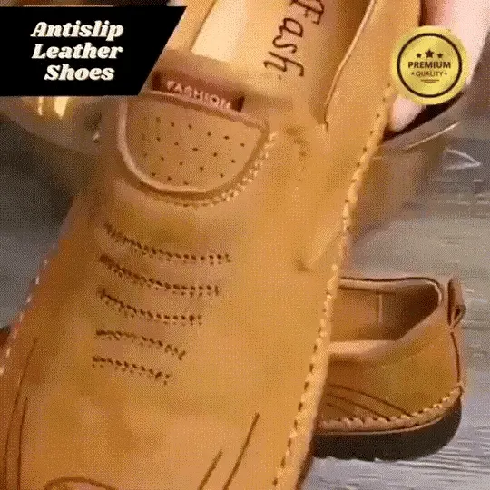 Trendy Lightweight Mens Tan Brown Loafer