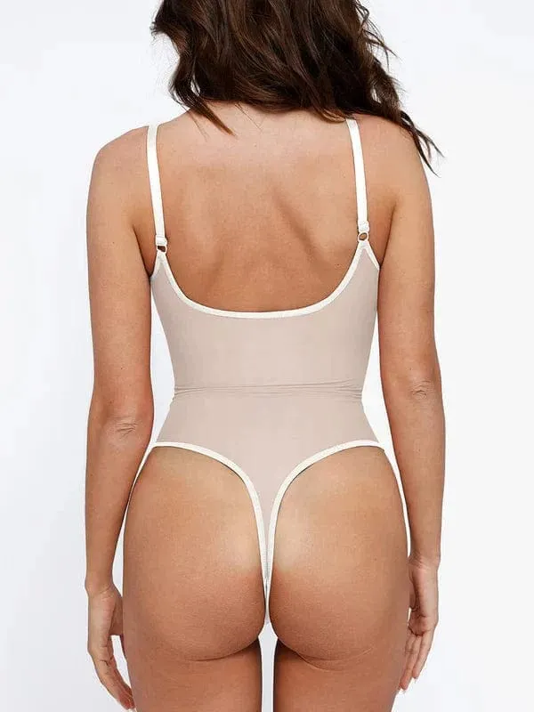 Tummy Control Mesh Bridal Shapewear Bodysuit