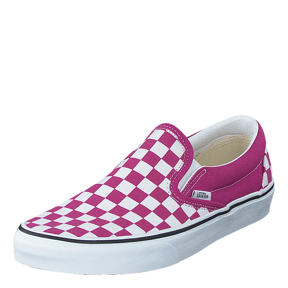 Ua Classic Slip-on (checkerboard)fchsrdtrwht