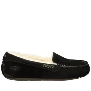 Ugg Women's Ansley Suede Moccasin Slipper Black