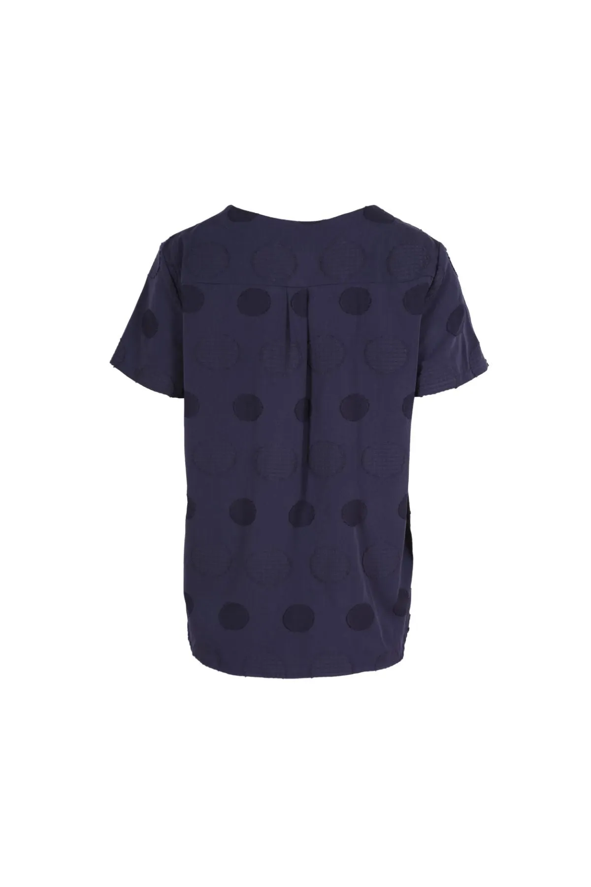 Universal Top Navy in Cotton Blend