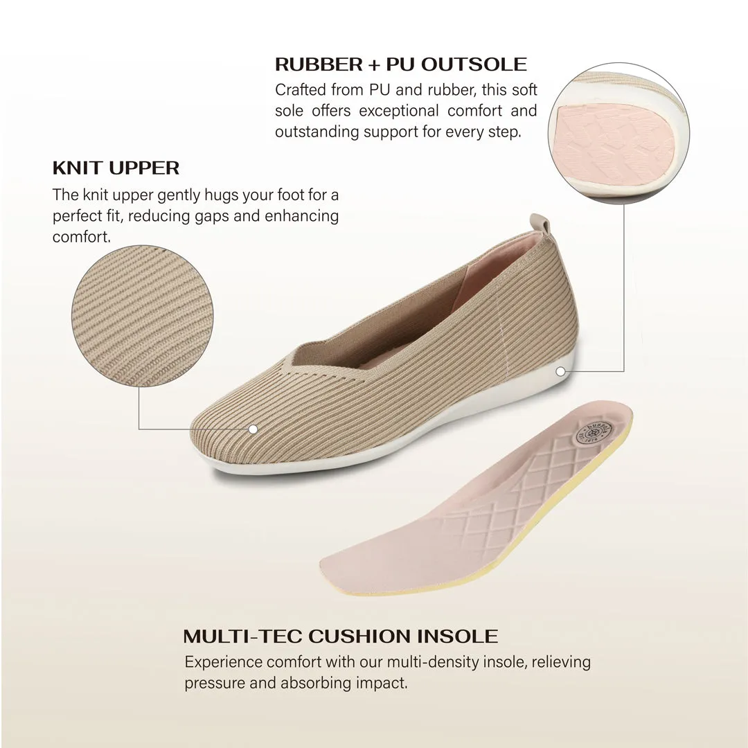 Vicenza Knit Ballet Flats (Doeksin)