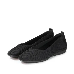 Vicenza Knit Ballet Flats (Nero)