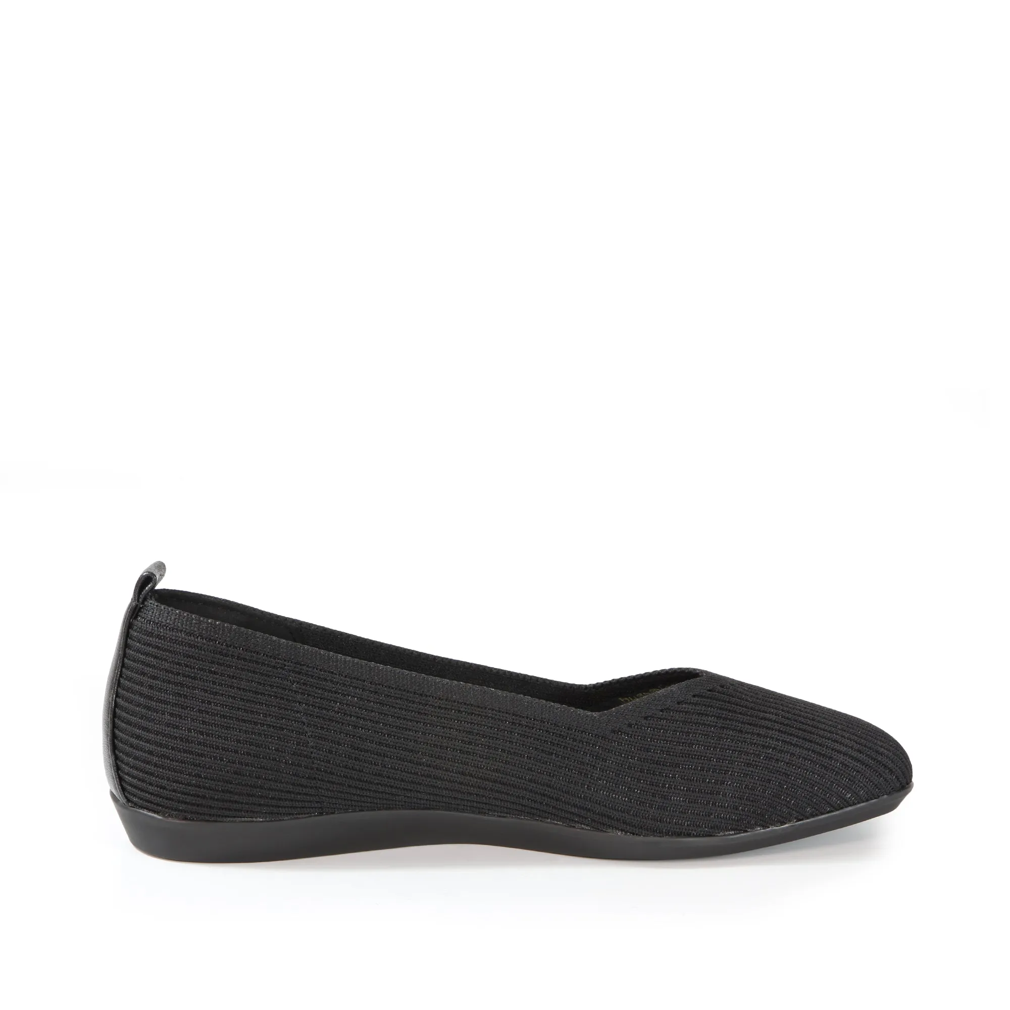 Vicenza Knit Ballet Flats (Nero)