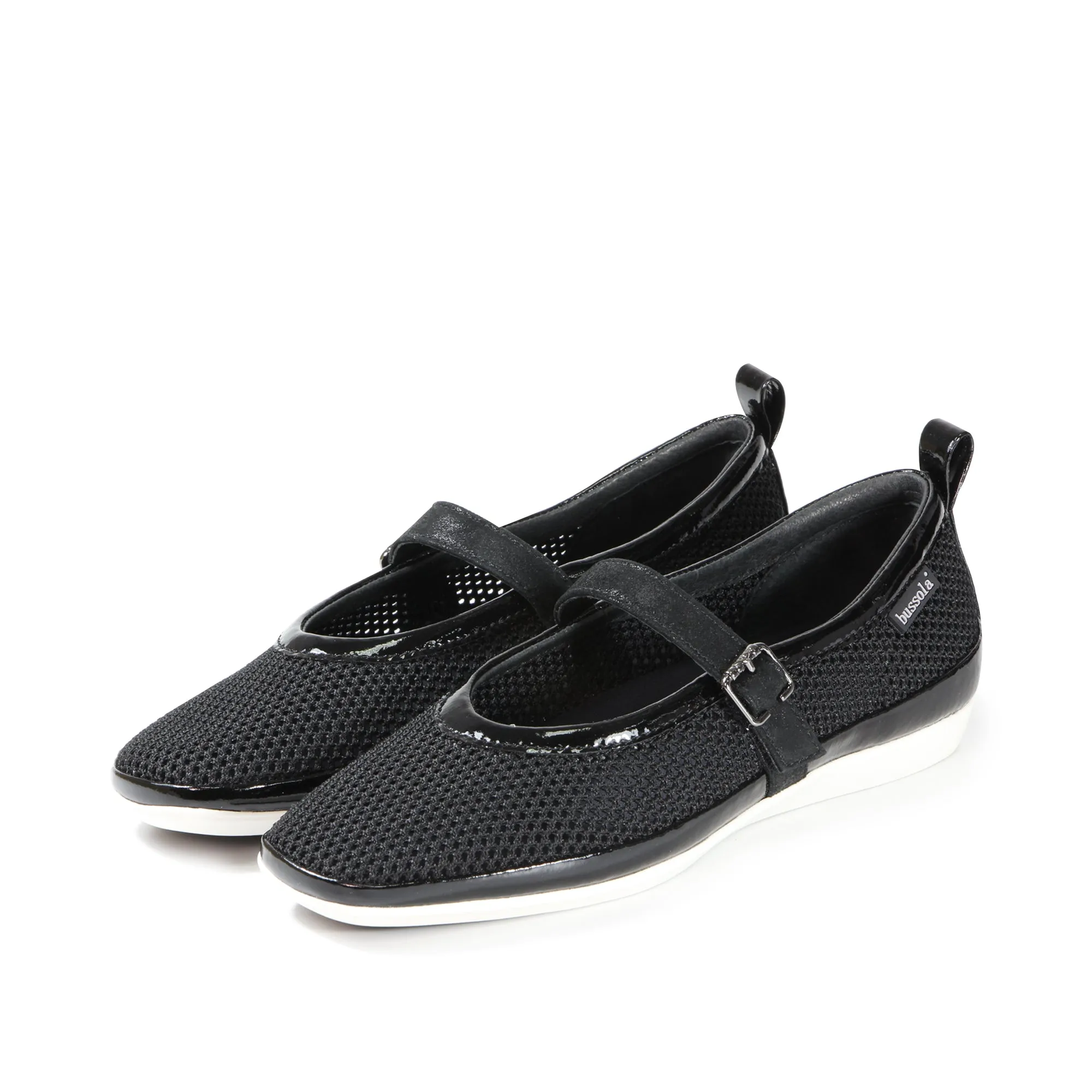 Vicenza Mesh Ballet Flats (Nero)