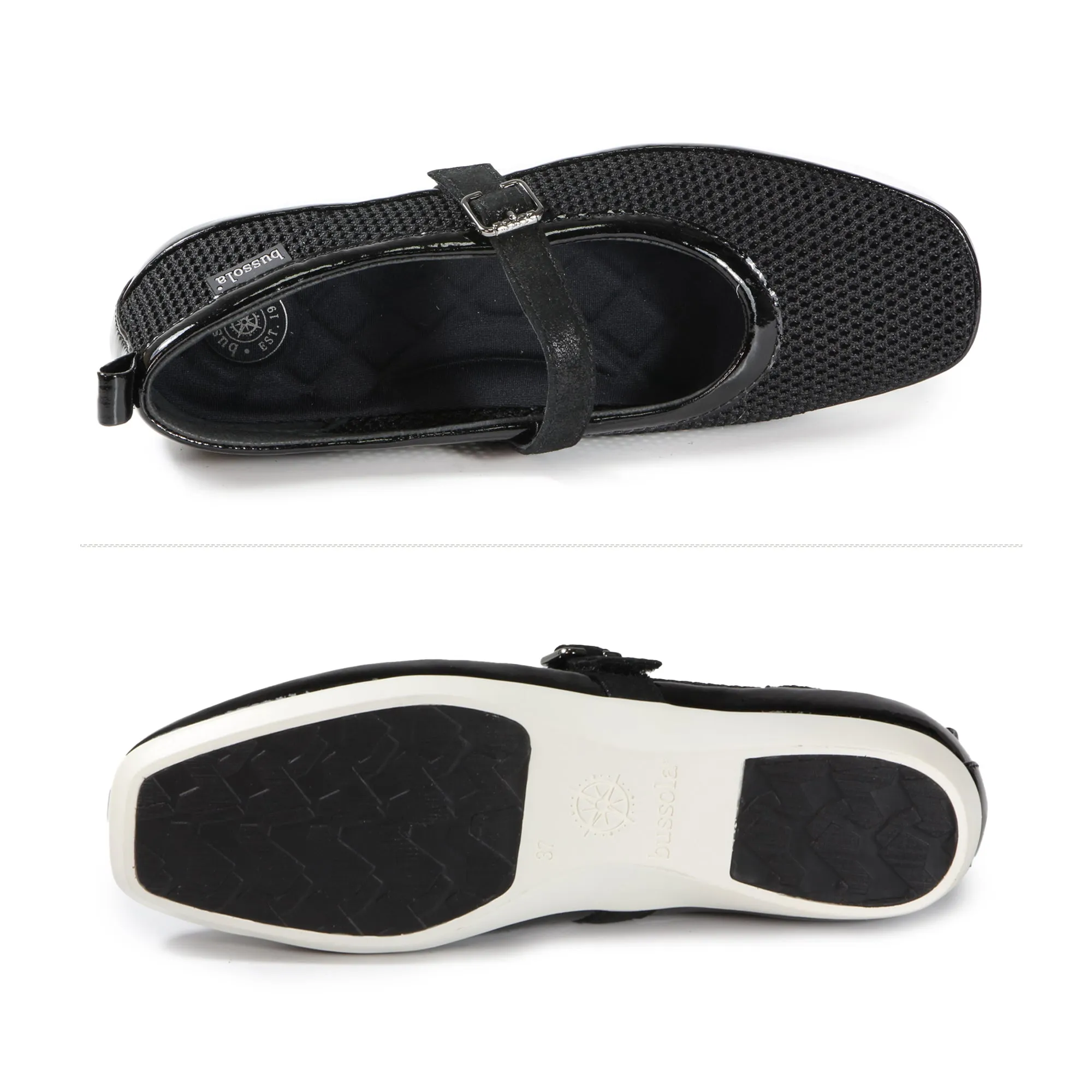 Vicenza Mesh Ballet Flats (Nero)