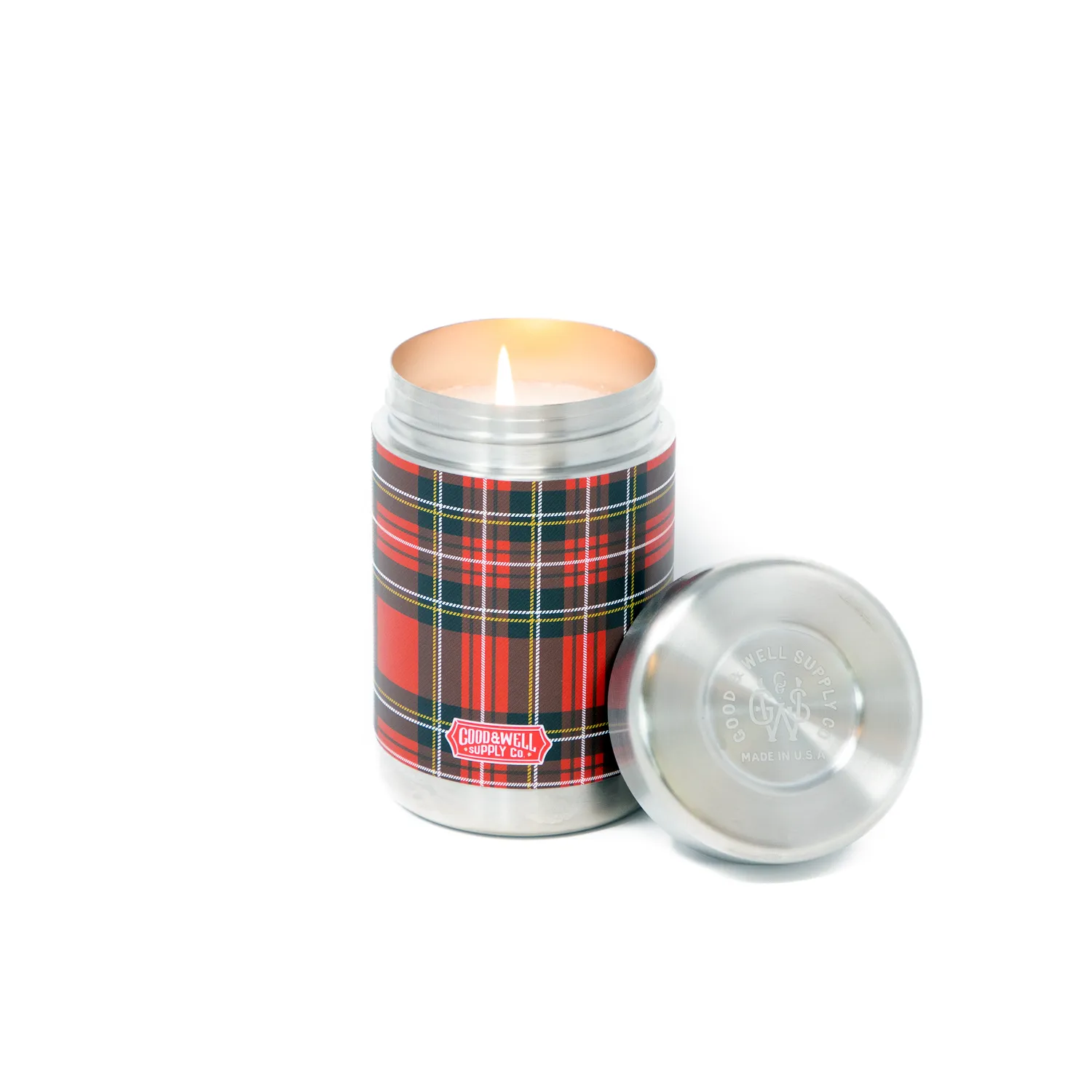 Vintage Canteen Candle - Around the Fire