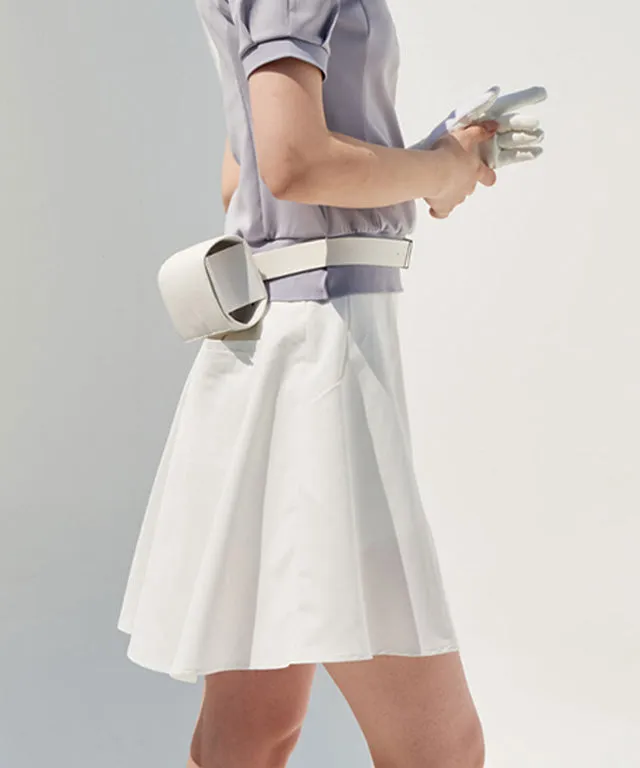 [Warehouse Sale] Anell Golf Airy Skirt - White