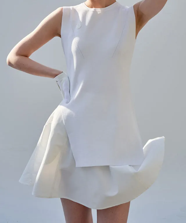 [Warehouse Sale] Anell Golf Airy Skirt - White
