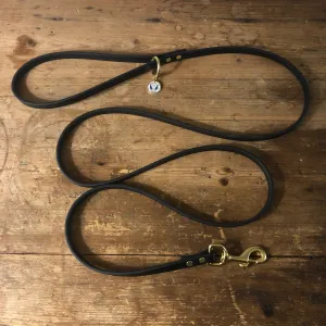 Waterproof Leash : Black   Brass