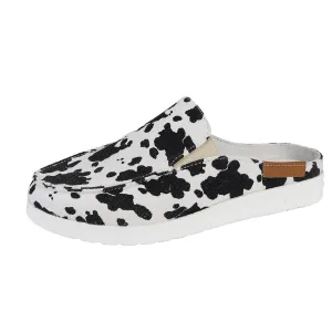 Women Open Back Flats Mules