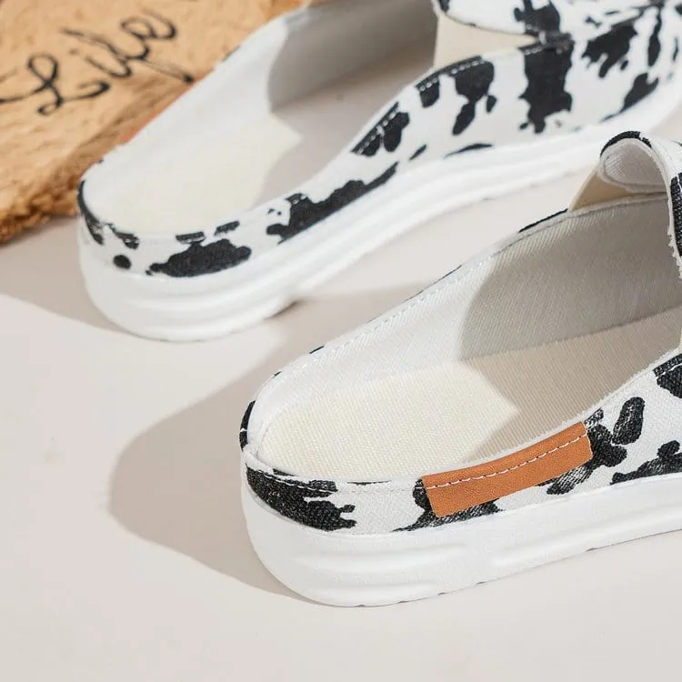 Women Open Back Flats Mules