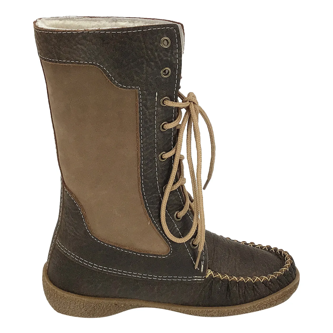 Women's 12" Snowshoe Mukluk Moccasin Boots