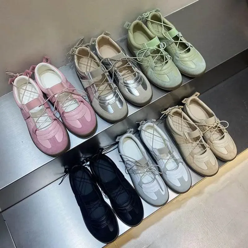 Women's Casual Shoes - Leather Sneakers - Breathable Soft Flats - CS2401