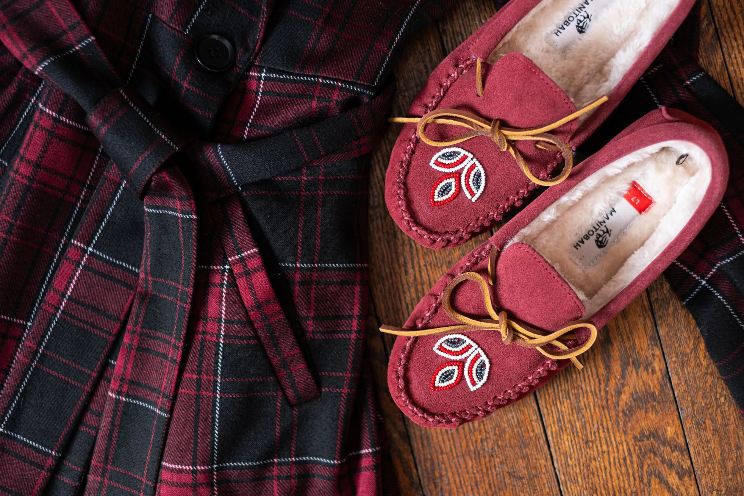 Women's Kayak Cozy Rubber Sole Moccasins